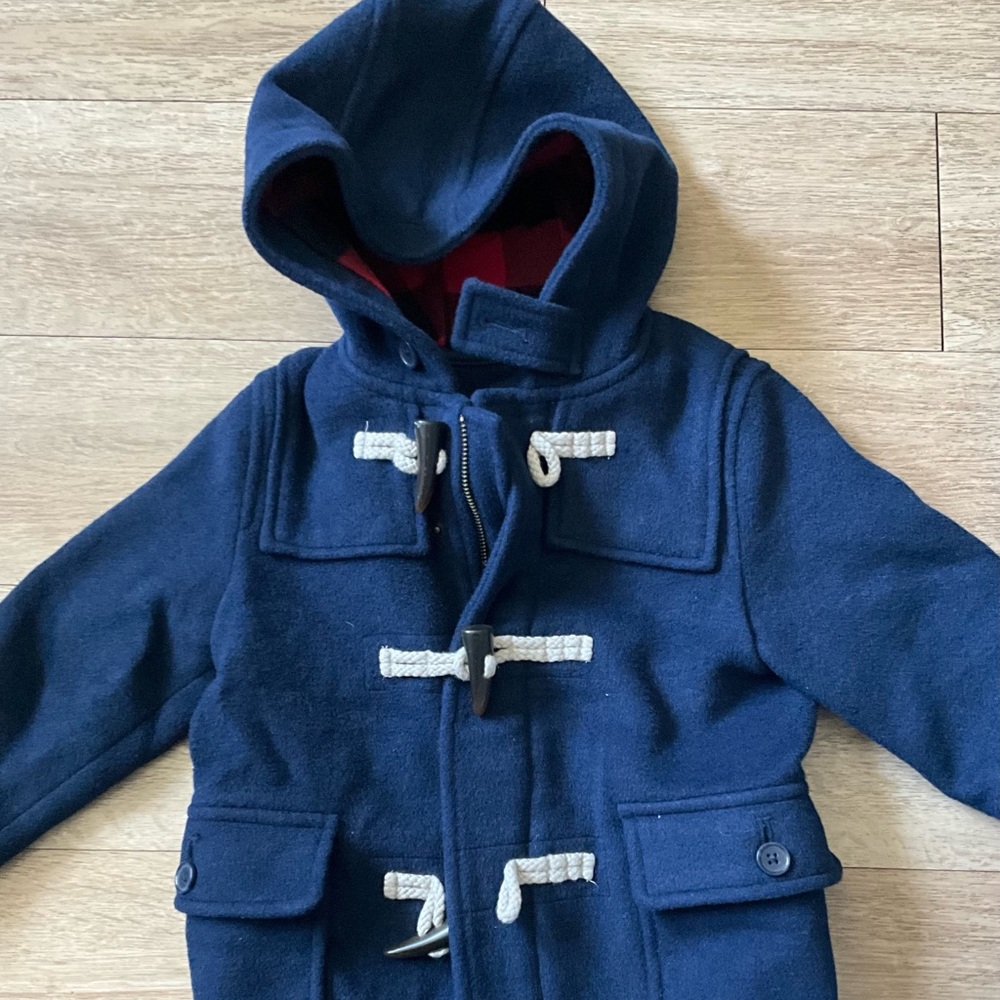 GAP Kids Navy Blue Toggle Coat